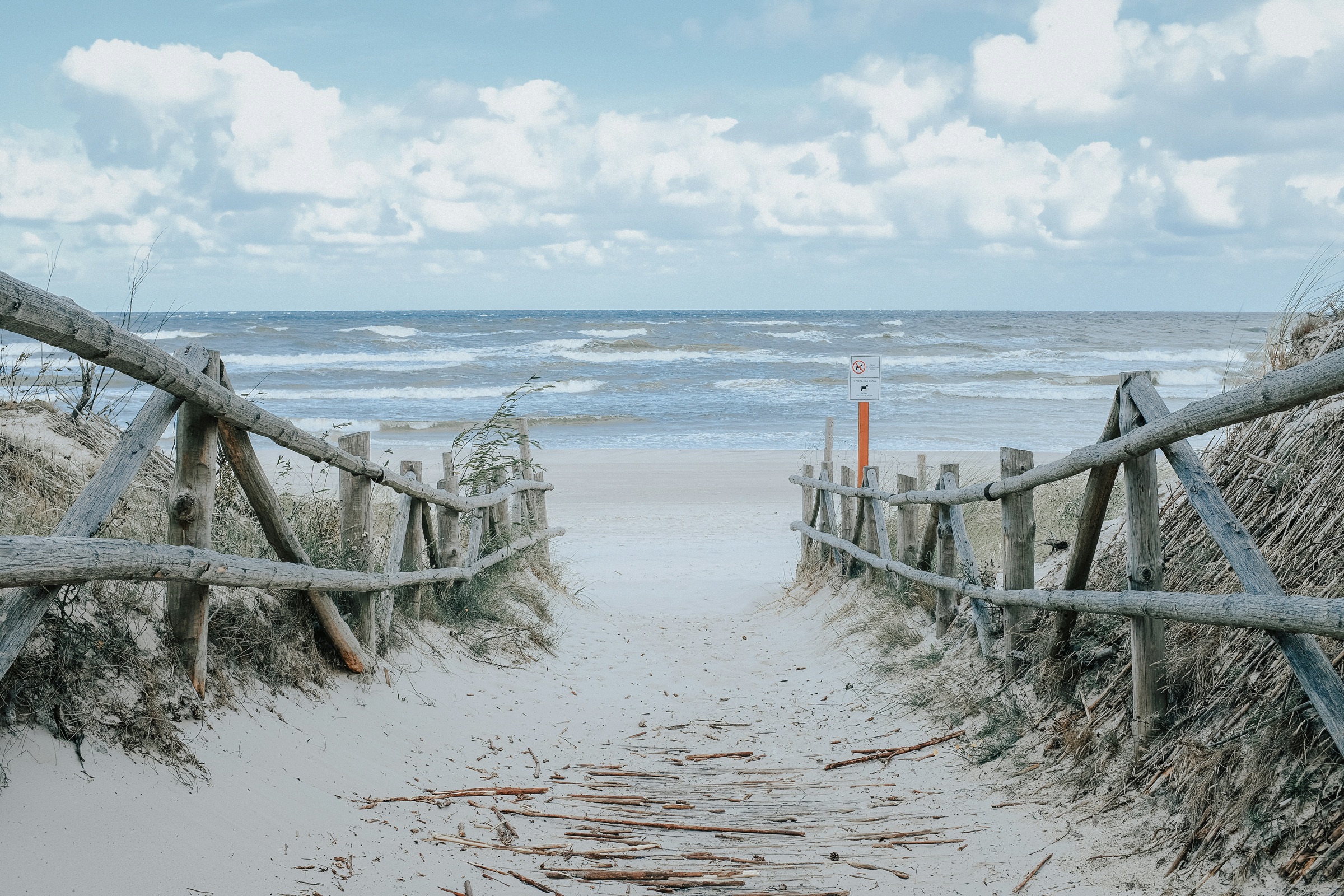 Strandzugang an der ostholsteinischen Küste